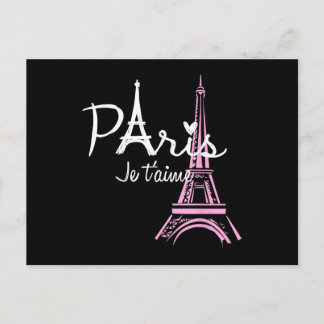 I Love Paris Eiffel Tower France Briefkaart