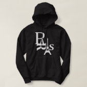 I Love Paris - Eiffel Tower - France Hoodie Pullo (Design voorkant)