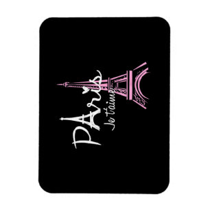 I Love Paris Eiffel Tower France Magneet