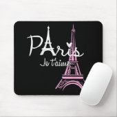I Love Paris Eiffel Tower France Muismat (Met muis)