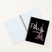 I Love Paris Eiffel Tower France Notitieboek (Binnen)