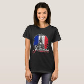I Love Paris, Eiffel Tower, France T-Shirt French (Voorkant volledig)