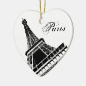 I Love Paris Eiffel Tower Keramisch Ornament (Links)