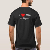 I Love Paris Las Vegas T-shirt (Achterkant)