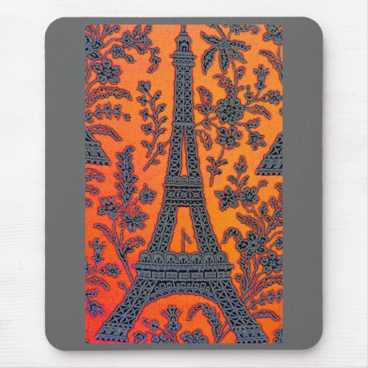 I Love Paris Mousepad Muismat (Voorkant)