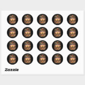 I Love Paris Ronde Sticker (Vel)
