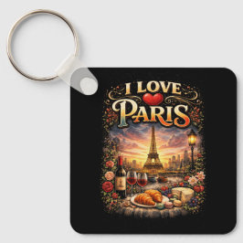 I Love Paris Sleutelhanger