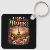 I Love Paris Sleutelhanger (Achterkant)
