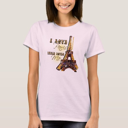 I Love Paris - T-Shirt (Voorkant)