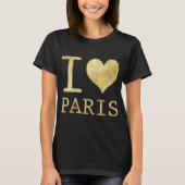 I Love Paris T Shirt (Voorkant)