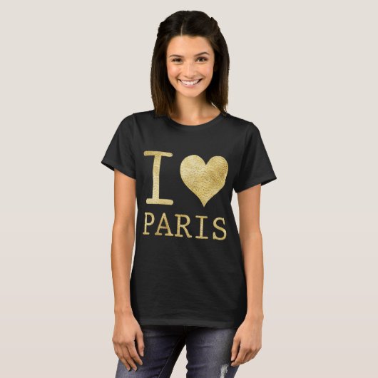 I Love Paris T Shirt (Voorkant volledig)
