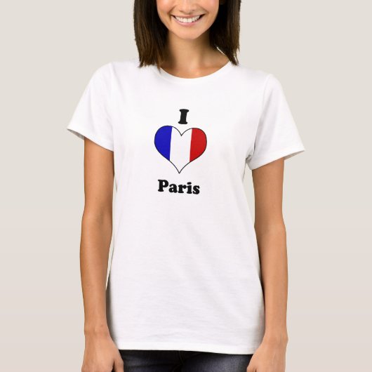 I love Paris T-shirt (Voorkant)