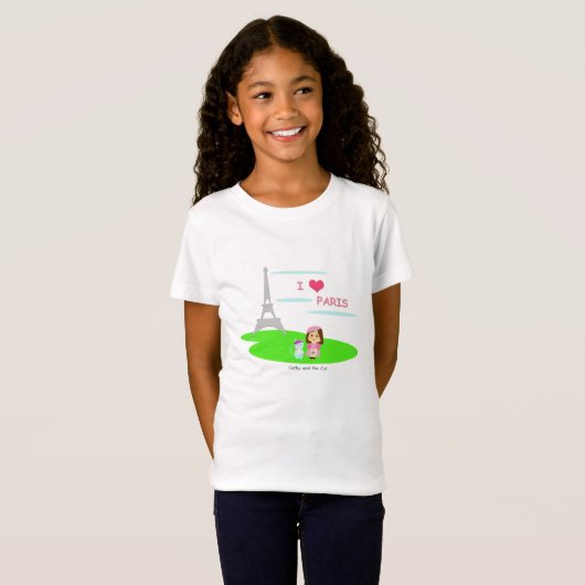 I love Paris T-shirt (Voorkant volledig)