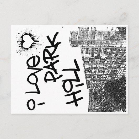 I Love Park Hill Briefkaart (Voorkant)