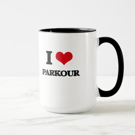 I Love Parkour Mok (Rechts)