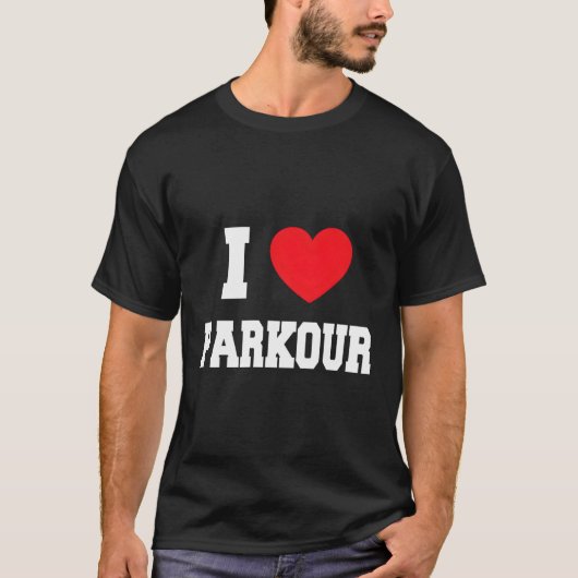 I Love Parkour T-shirt (Voorkant)