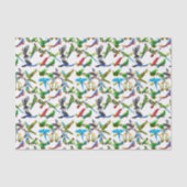 I Love Parrots Tissue Paper Tissuepapier (Voorkant)