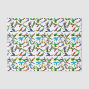 I Love Parrots Tissue Paper Tissuepapier