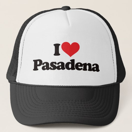 I Love Pasadena Trucker Pet (Voorkant)