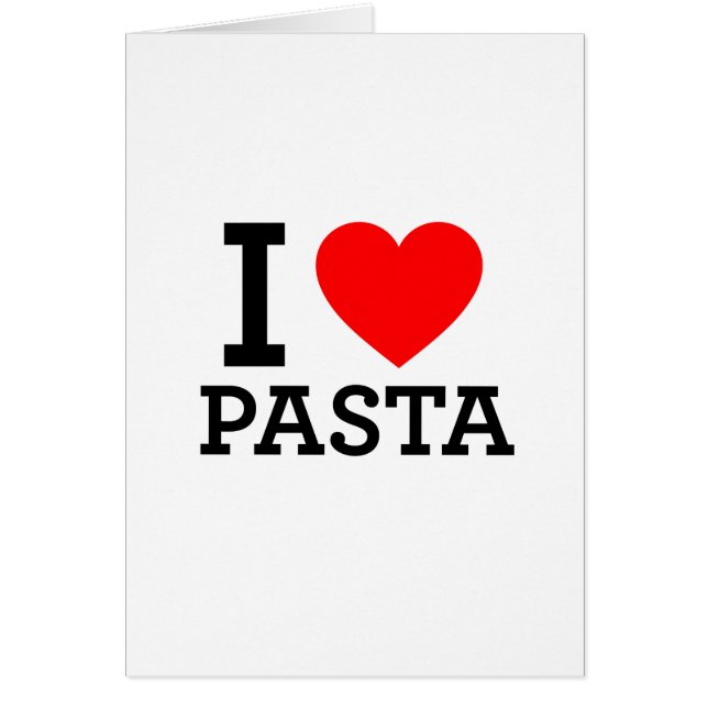 I Love Pasta (Voorkant)