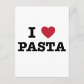 I Love Pasta Briefkaart (Voorkant)