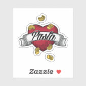 I Love Pasta Sticker (Vel)
