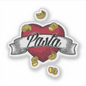 I Love Pasta Sticker (Voorkant)