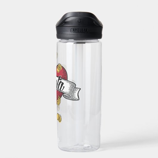 I Love Pasta Waterfles (Achterkant)