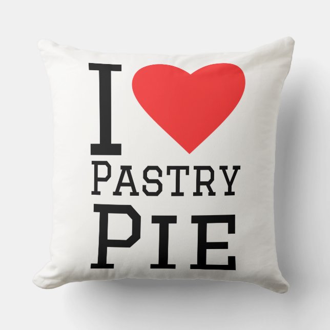 I love pastry pie kussen (Voorkant)