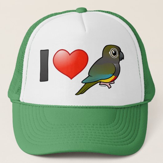 I Love Patagonian Conures Trucker Pet (Voorkant)