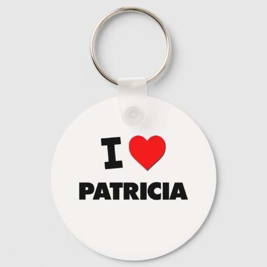 I Love Patricia Sleutelhanger (Voorkant)