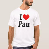 I Love Pau, France T-shirt (Voorkant)
