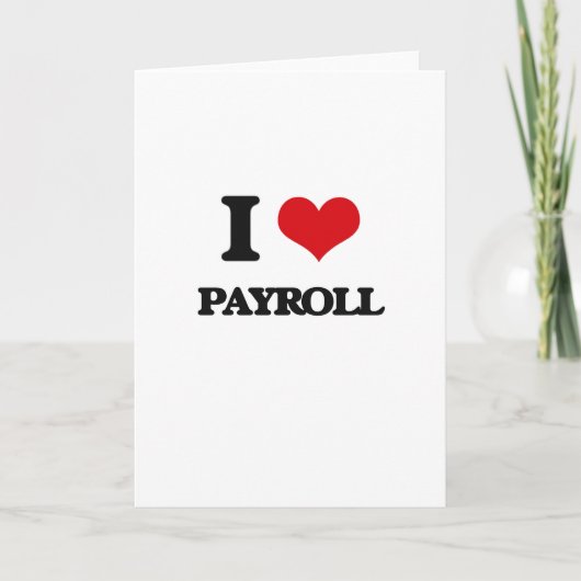 I Love Payroll Kaart (Voorkant)