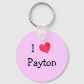 I Love Payton Sleutelhanger (Voorkant)