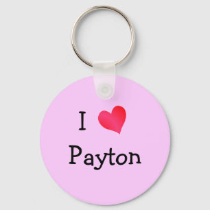 I Love Payton Sleutelhanger