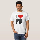 I Love PB T-shirt (Voorkant volledig)