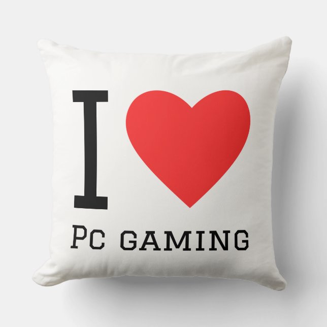 I love pc gaming kussen (Voorkant)