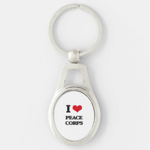 I Love Peace Corps Sleutelhanger