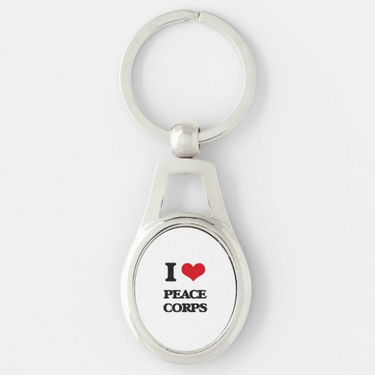 I Love Peace Corps Sleutelhanger (Voorkant)