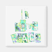 I Love Peace Magneet (Voorkant)