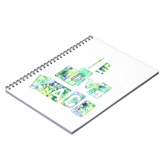 I Love Peace Notitieboek (Linkerzijde)