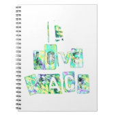 I Love Peace Notitieboek (Voorkant)