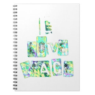 I Love Peace Notitieboek