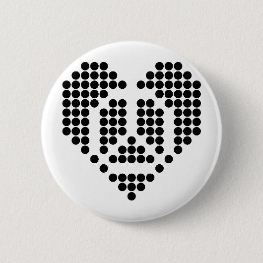I Love Peace Ronde Button 5,7 Cm (Voorkant)