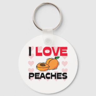 I Love Peaches Sleutelhanger