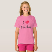 I Love Peaches T-shirt (Voorkant volledig)