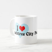 I Love Peachtree City, Verenigde Staten Koffiemok (Voorkant links)