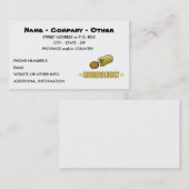 I Love Peanuts Visitekaartje (Voorkant / Achterkant)