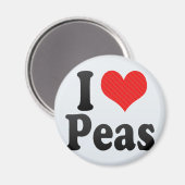 I Love Peas Magneet (Voorkant / Achterkant)