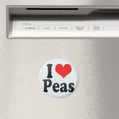 I Love Peas Magneet (Insitu (Vaatwasser))